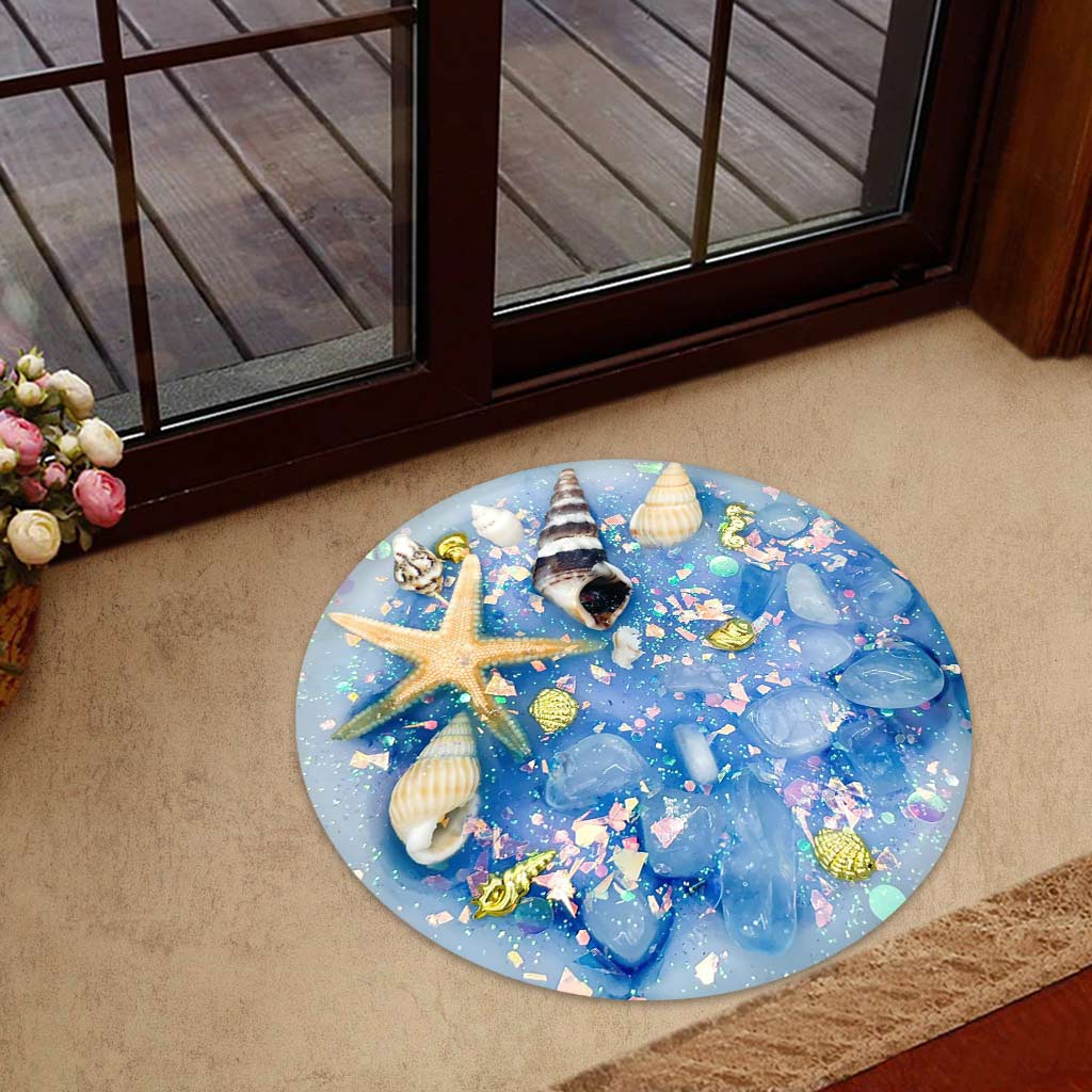 Beach Soul - Sea Lover Shaped Doormat With 3D Pattern Print