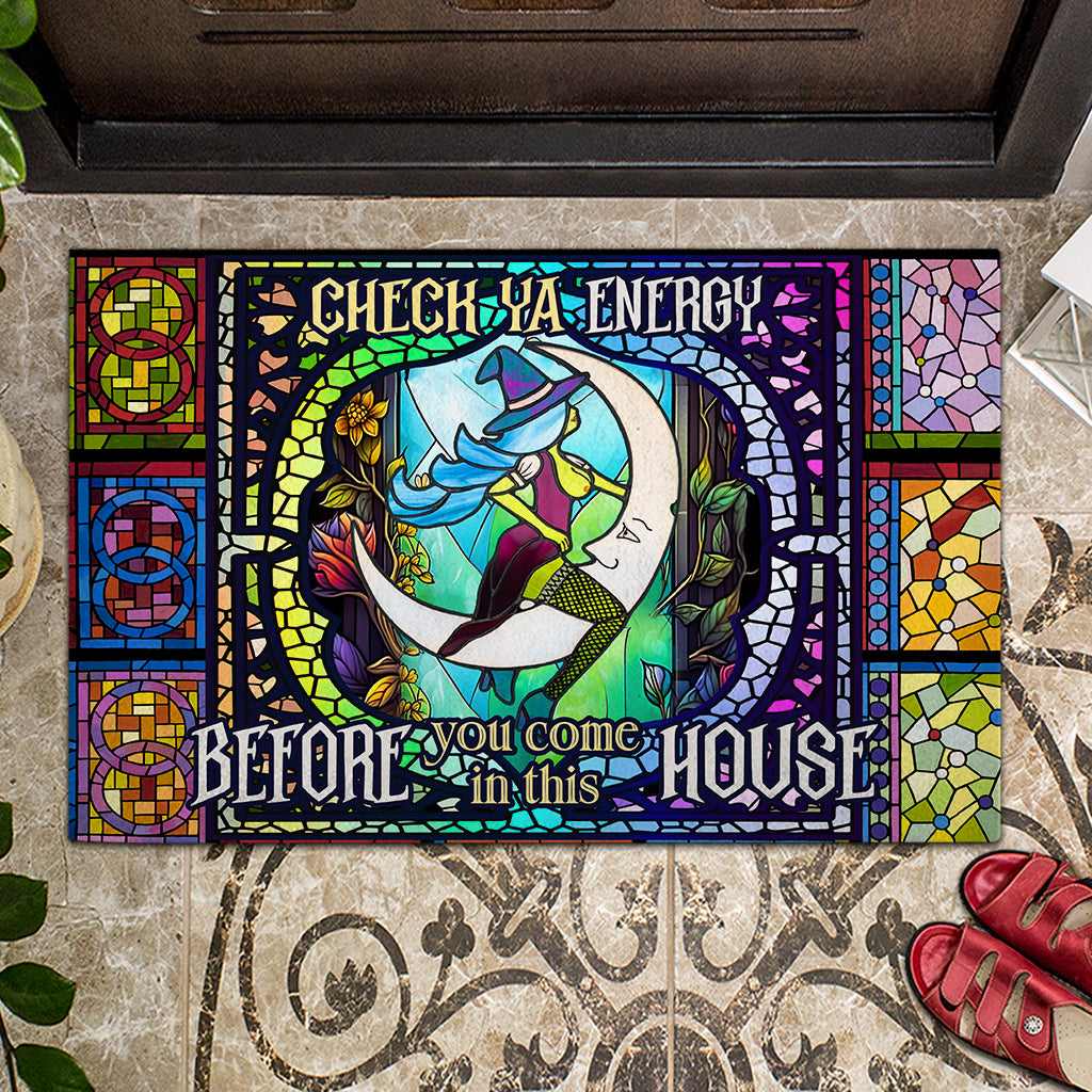 Discover Check Your Energy - Witch Doormat