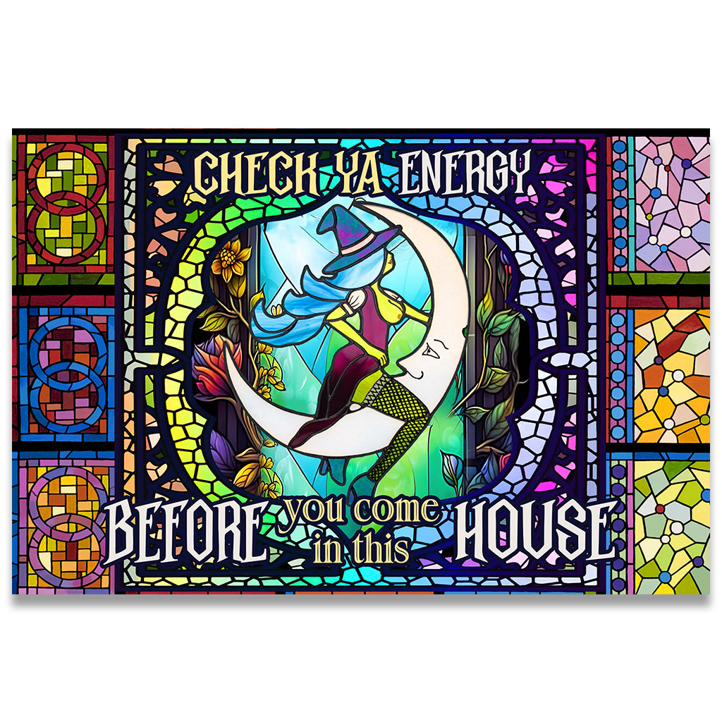 Discover Check Your Energy - Witch Doormat
