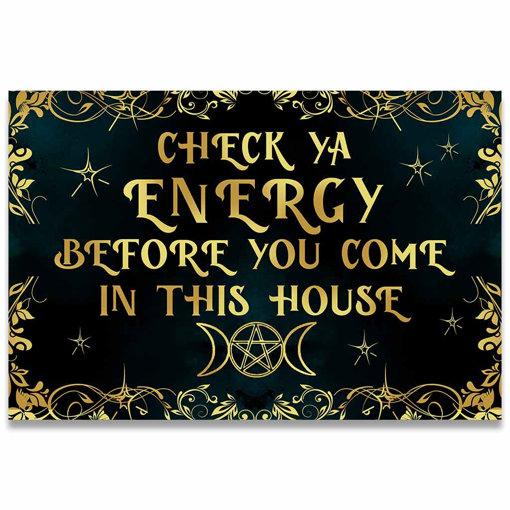 Check Ya Energy - Witch Doormat 1