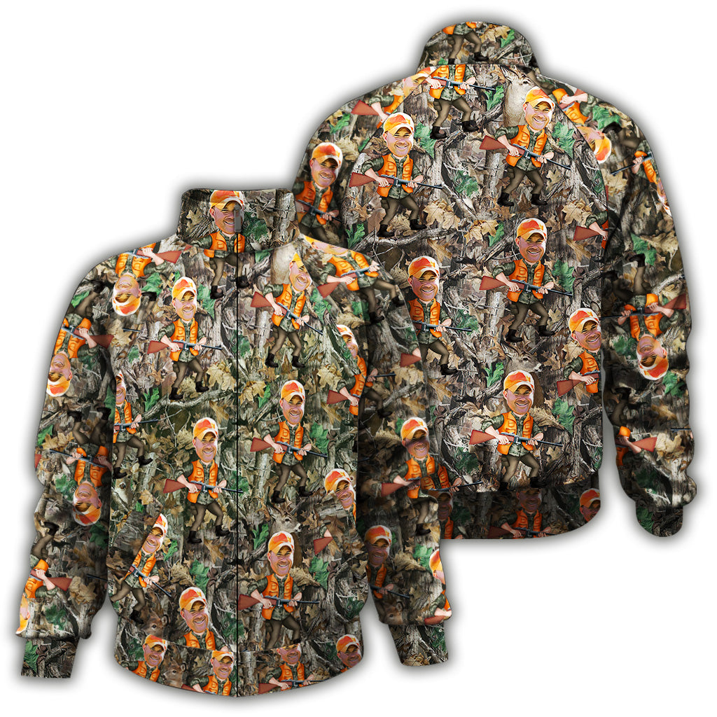 Photo Inserted Hunter - Personalized Hunting Zip Jacket