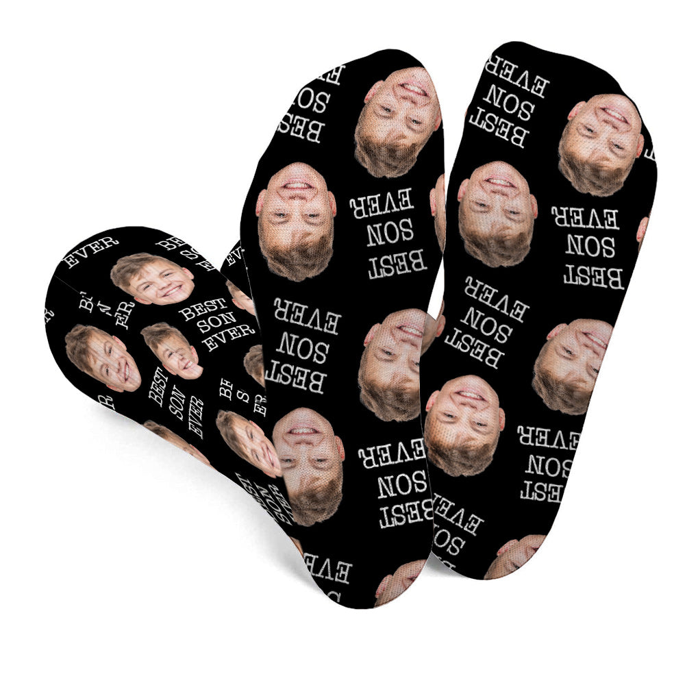 Custom Face - Personalized Son Socks