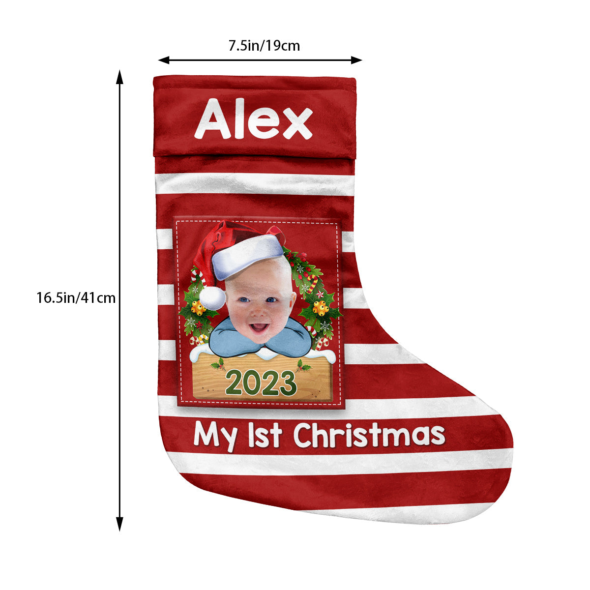 My 1st Christmas - Personalized Family Christmas Stockings