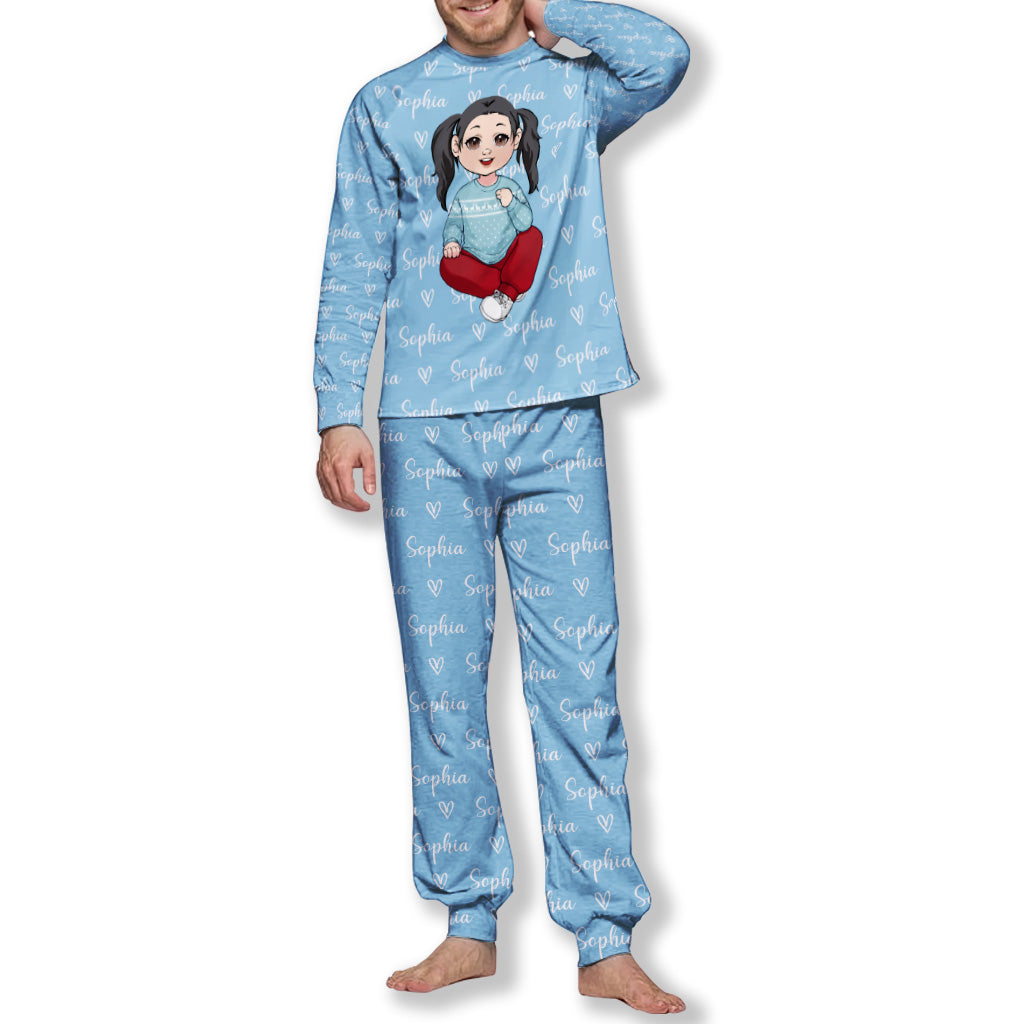 Merry Christmas Kids - Personalized Kid Pajamas Set