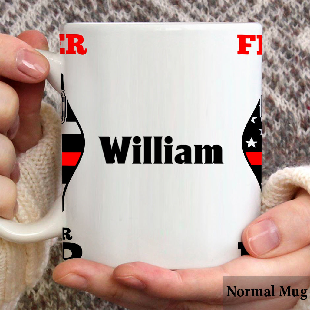 The Best Firefighter - Personalized Firefighter Mug