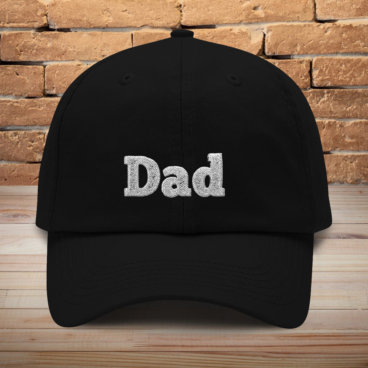 Custom Name - Personalized Father Embroidered Classic Cap