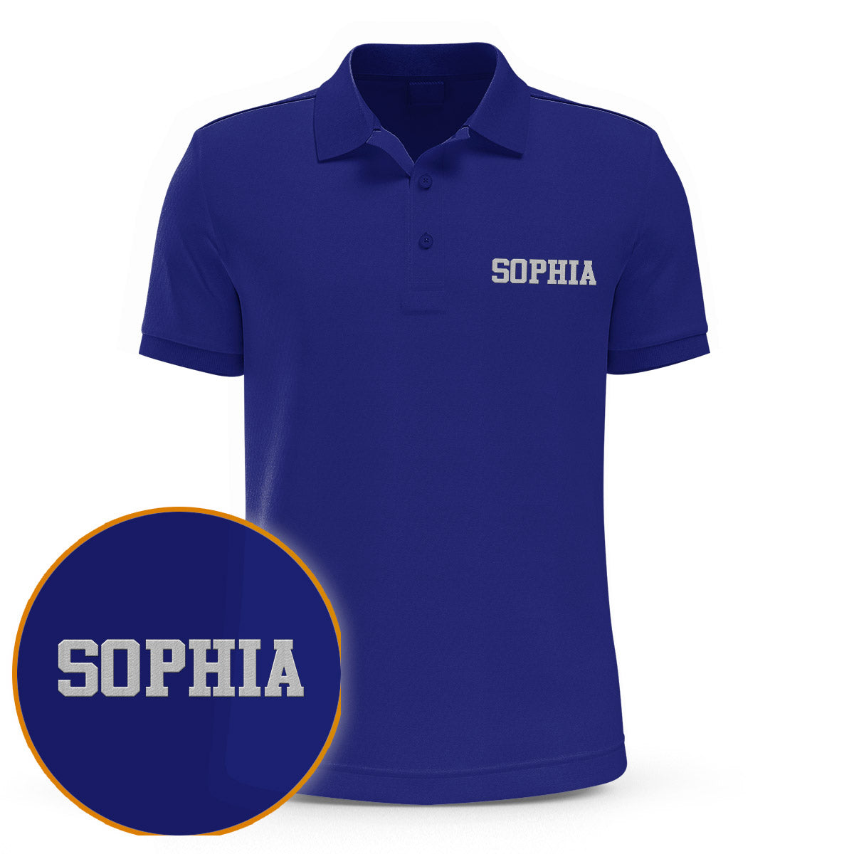 Custom Name - Personalized Mother Embroidered Polo Shirt