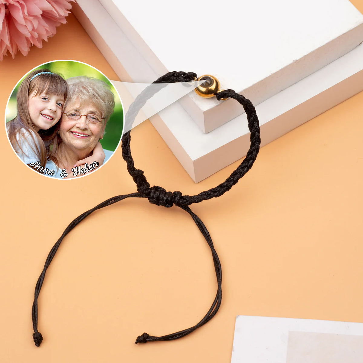 My Grandkids - Gift for grandma - Personalized Projection Bracelet