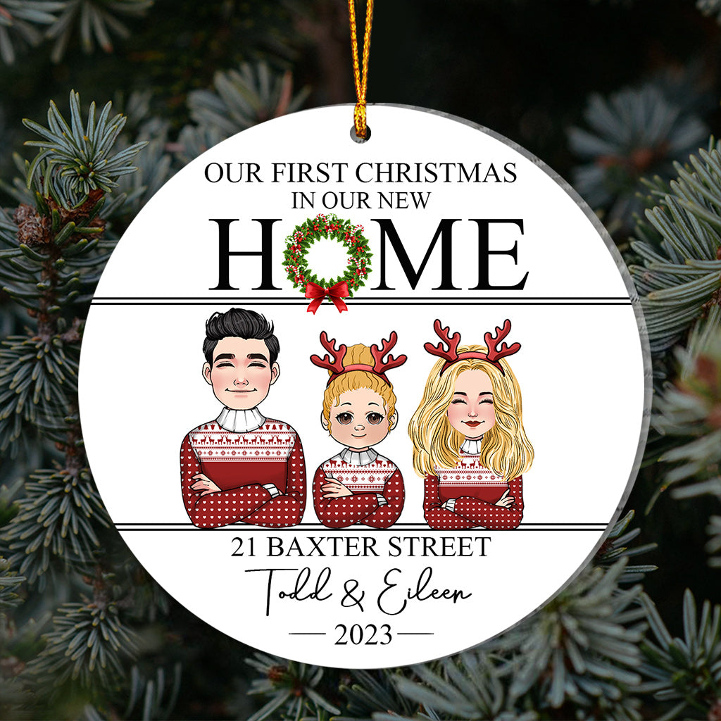 Our Frist Christmas - Personalized Housewarming Ornament