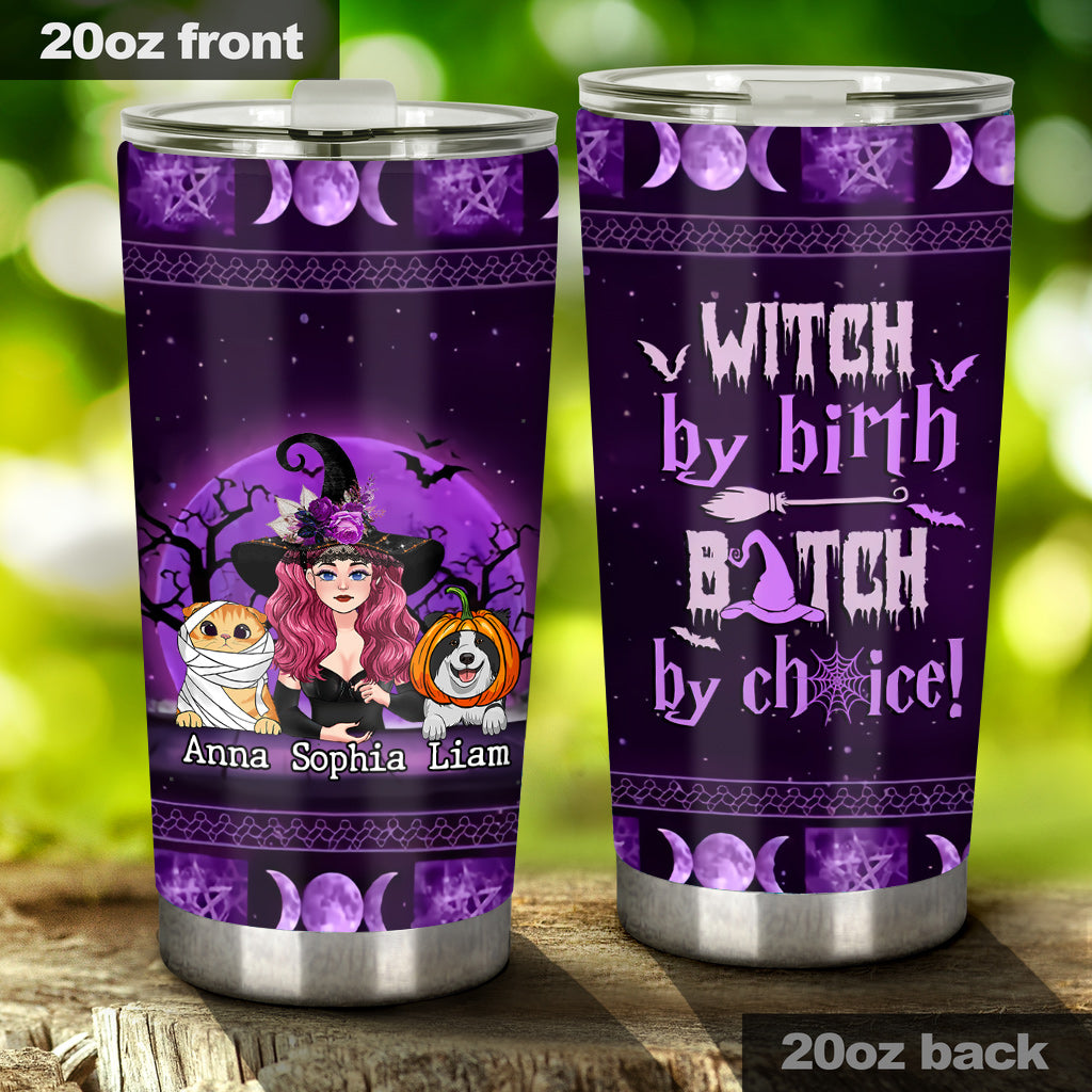 Witch By Nature - Personalized Witch Tumbler