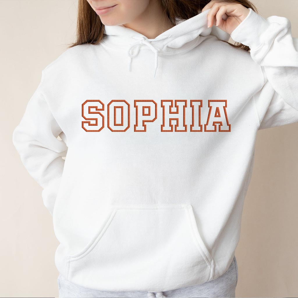 Custom Name - Personalized Daughter Embroidered Hoodie