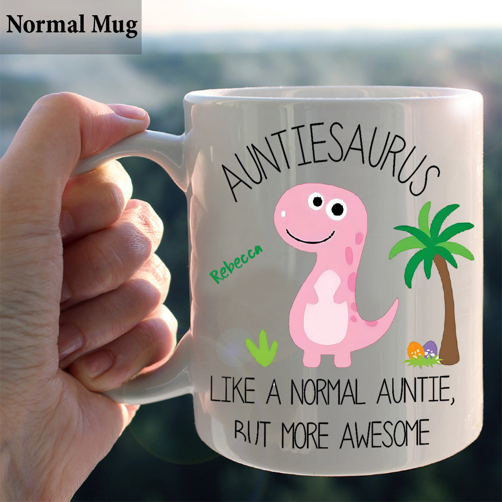 Auntie Dinosaur - Personalized Aunt Mug