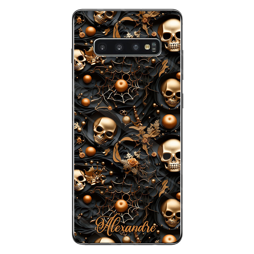 Gold Skull - Personalized Skull Phone Case