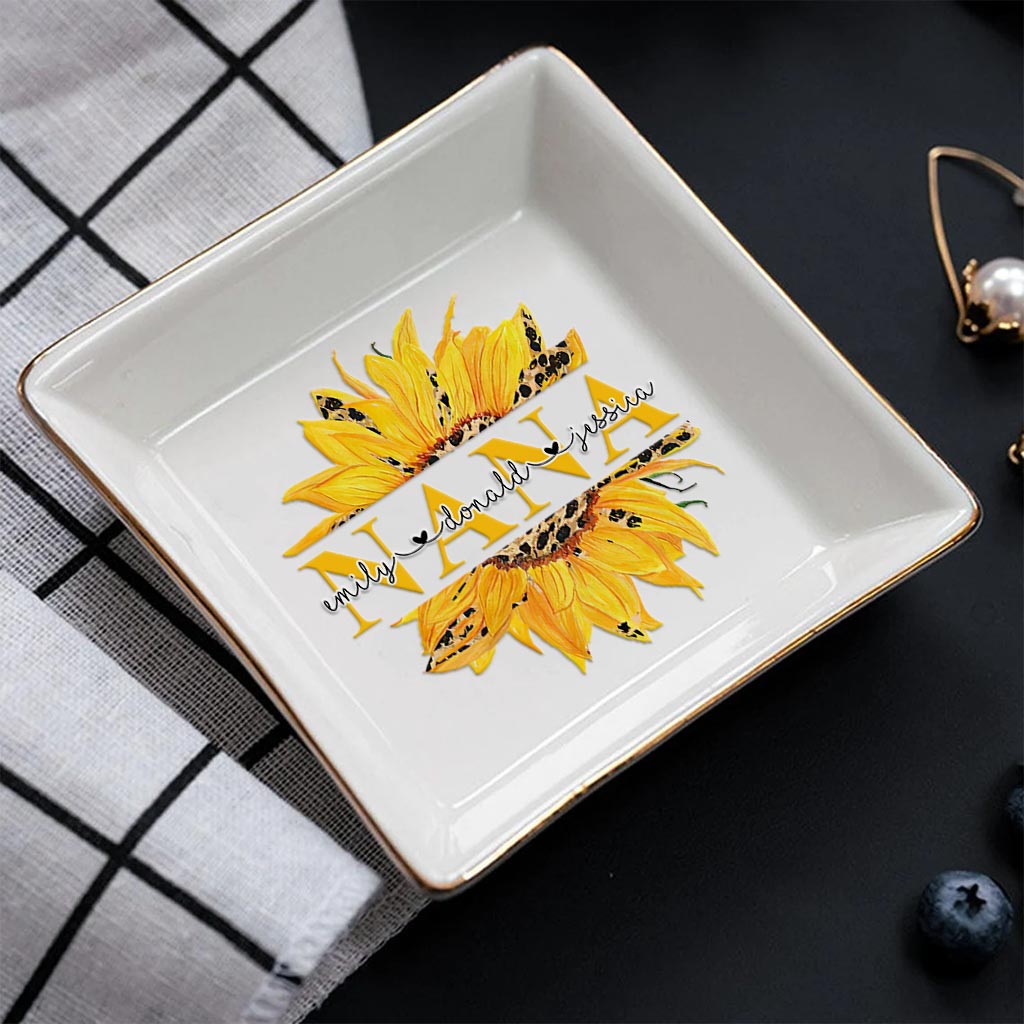 You're My Sunshine - Personalized Mother's Day Grandma Jewelry Dish