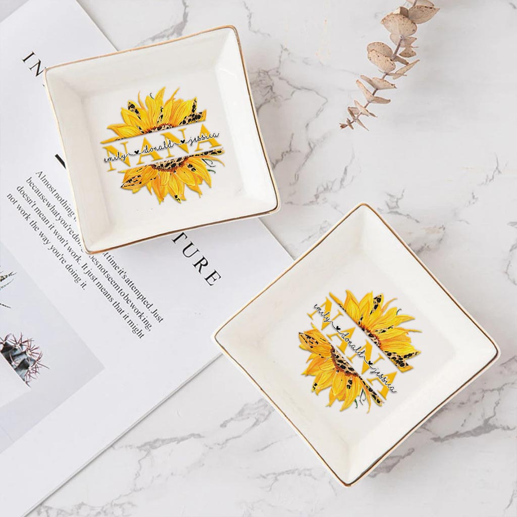 You're My Sunshine - Personalized Mother's Day Grandma Jewelry Dish