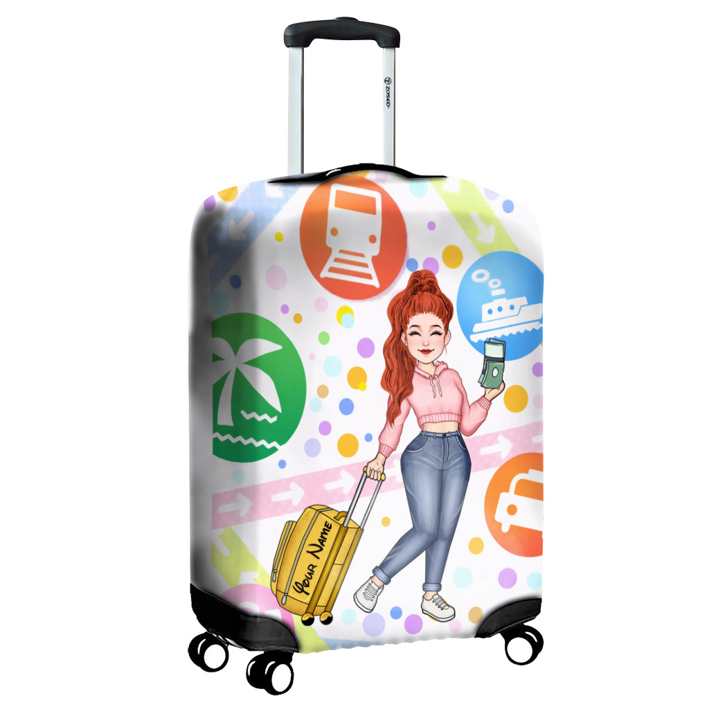 Summer Is Calling - Personalized Travelling Luggage Cover