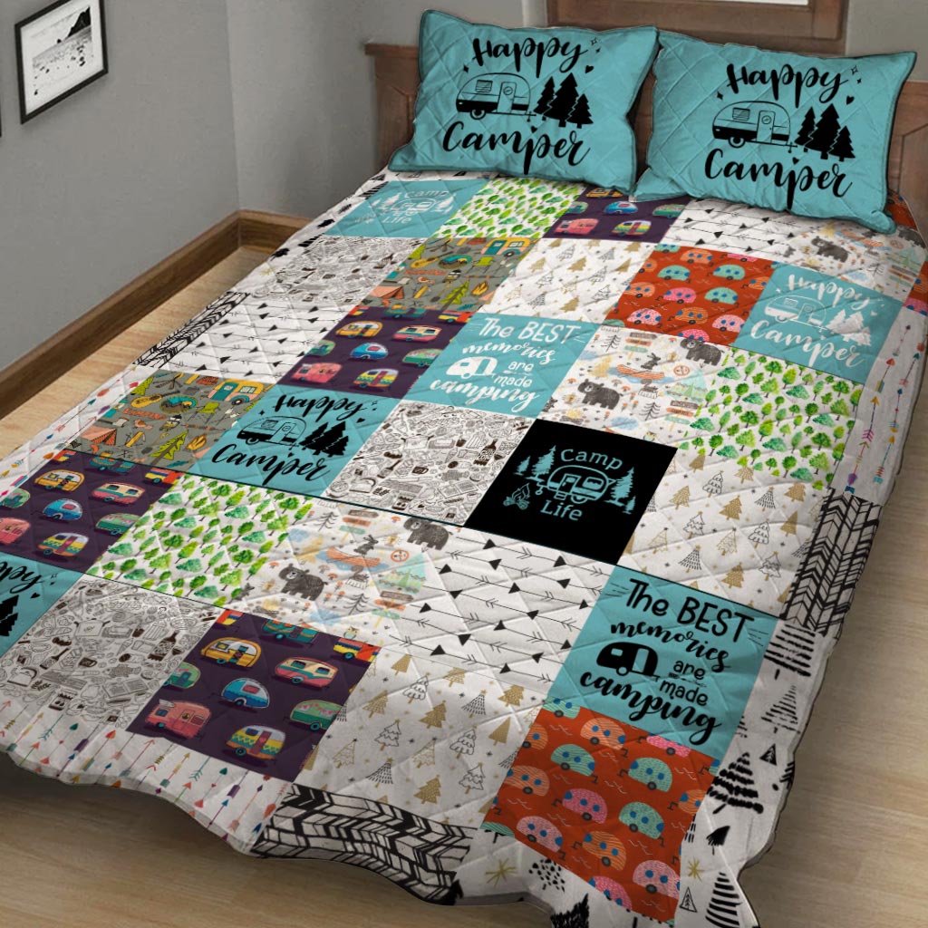 Happy Camper -  Camping Quilt Set 112021