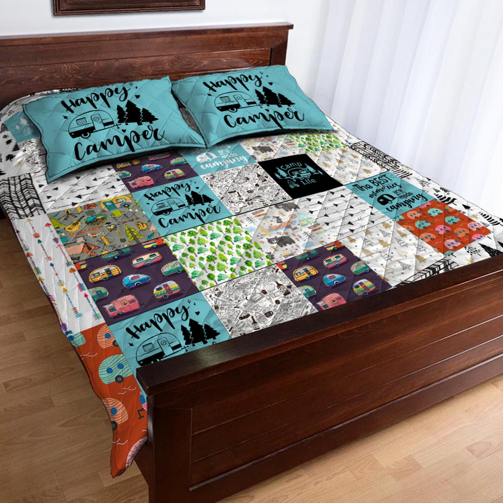 Happy Camper -  Camping Quilt Set 112021