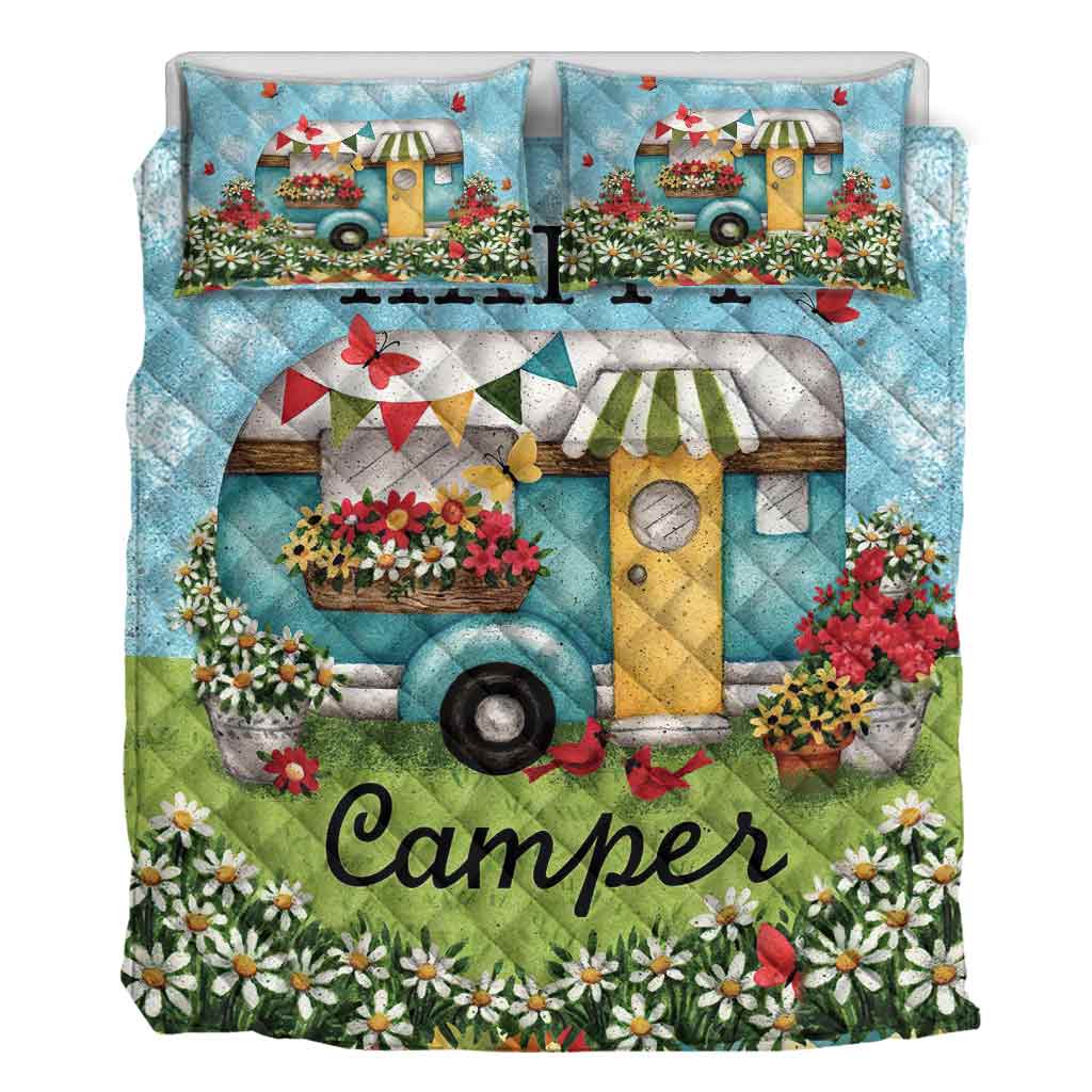 Happy Camper - Camping Quilt Set 112021