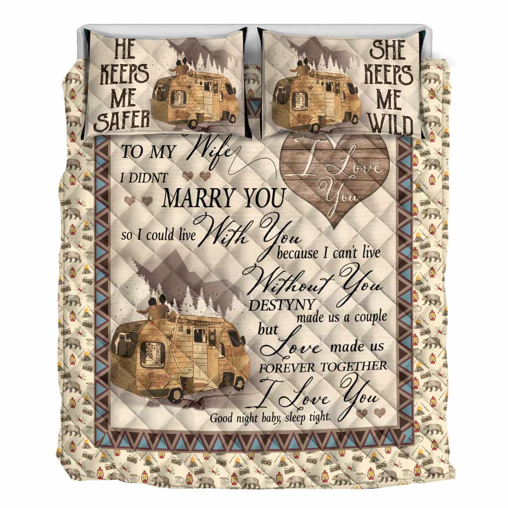 I Choose You - Camping Quilt Set 112021