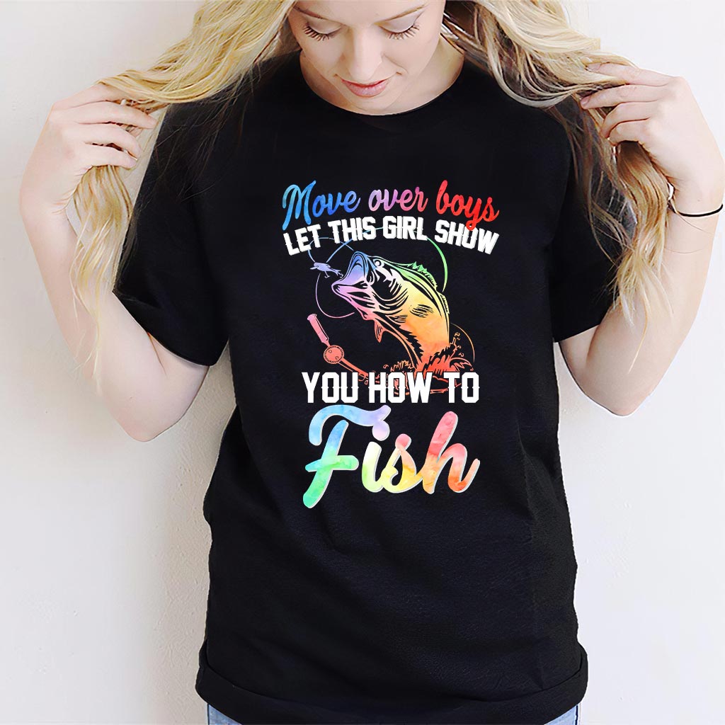 Move Over Boy - Fishing T-shirt and Hoodie 112021