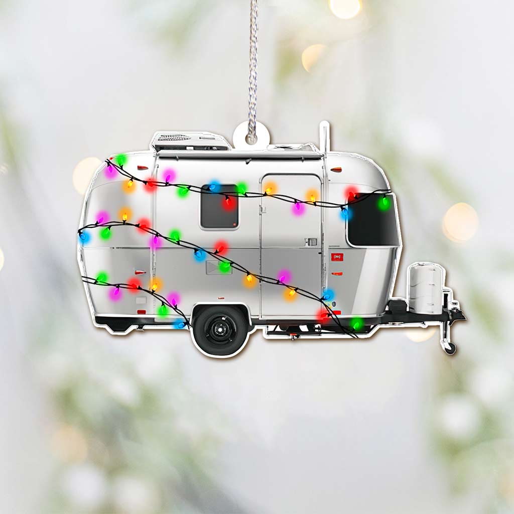 Camping Items Collection - Christmas Camping Ornament (Printed On Both Sides)