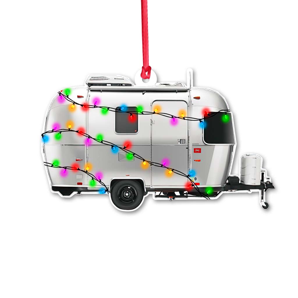 Camping Items Collection - Christmas Camping Ornament (Printed On Both Sides)