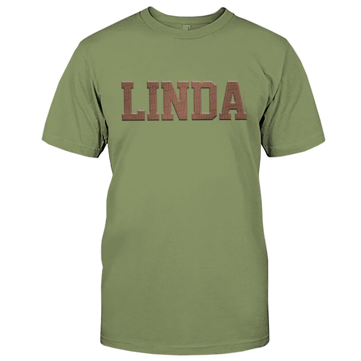 Custom Name - Personalized Aunt Embroidered T-shirt