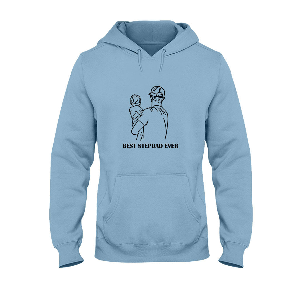 Best StepDad Ever - Gift for step dad - Personalized T-shirt And Hoodie