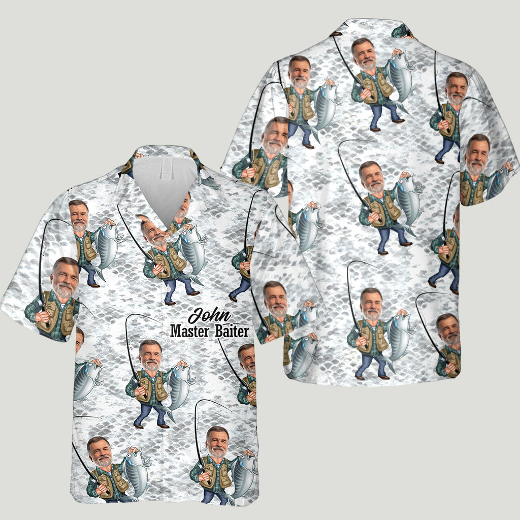 Master Baiter - Personalized Fishing Hawaiian Shirt