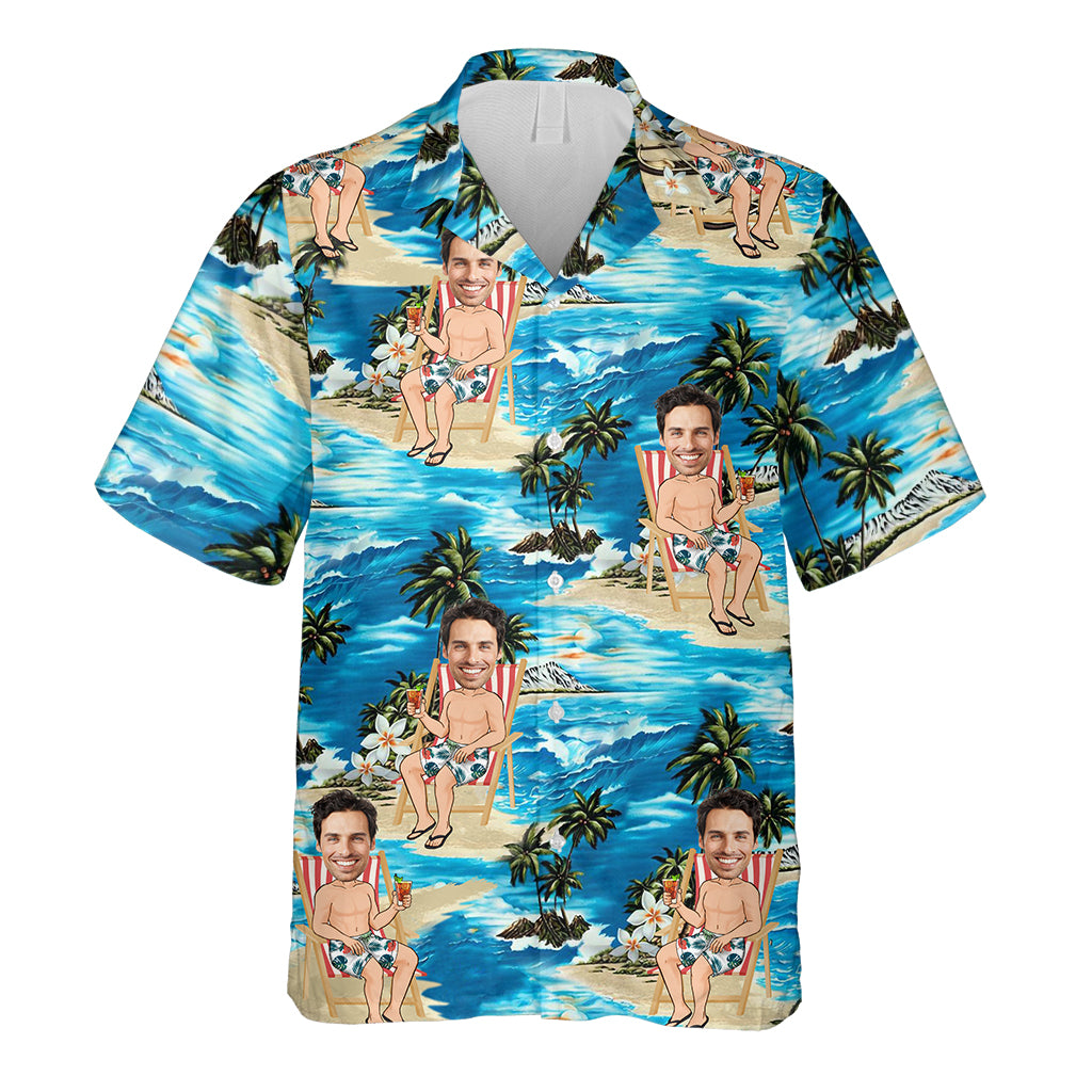 Beach Please - Personalized Sea Lover Hawaiian Shirt