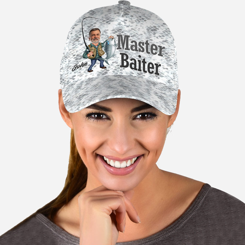 Funny Fishing Hat, Master Baiter Hat (Embroidered) 