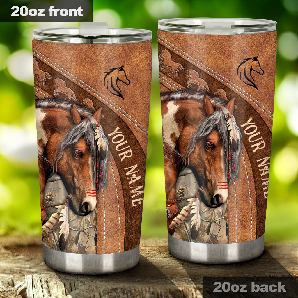 Love Horses - Personalized Horse Tumbler