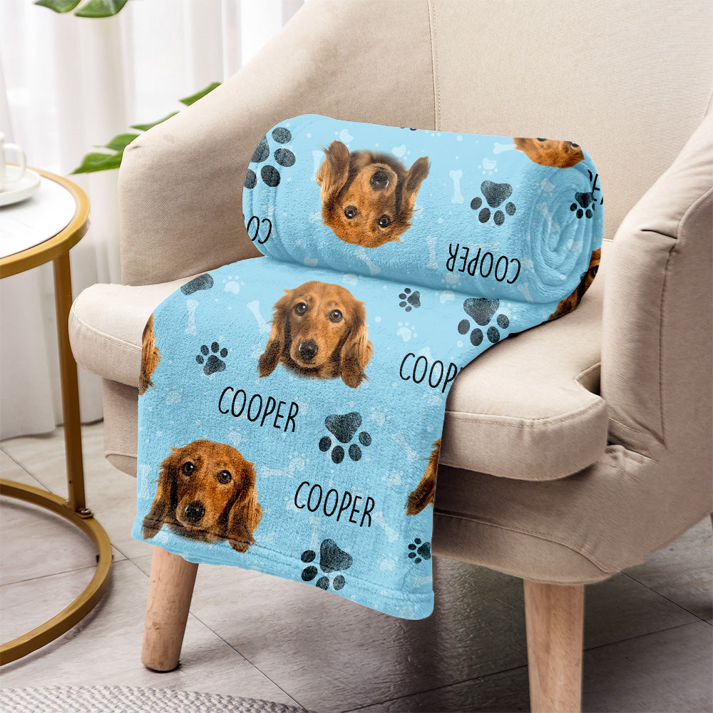 Colorful Pattern - Personalized Dog Blanket