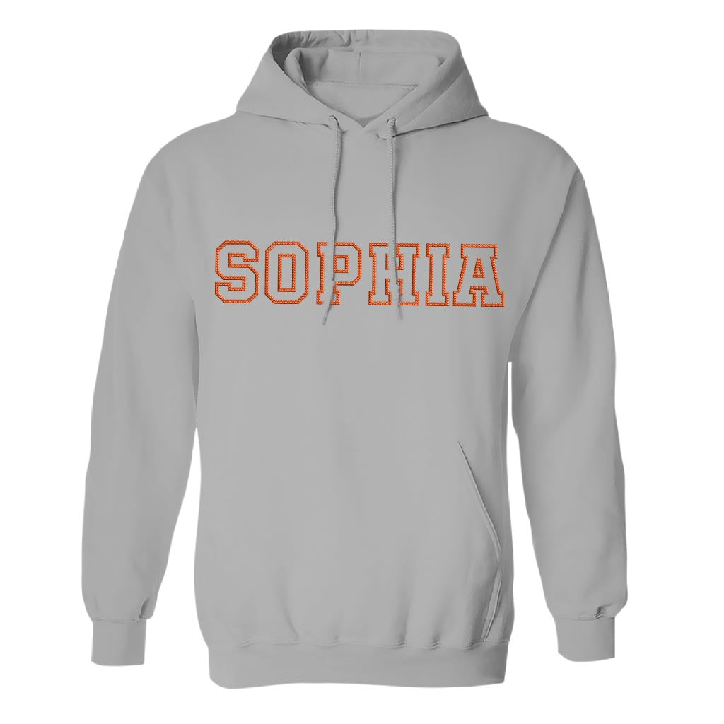 Custom Name - Personalized Aunt Embroidered Hoodie