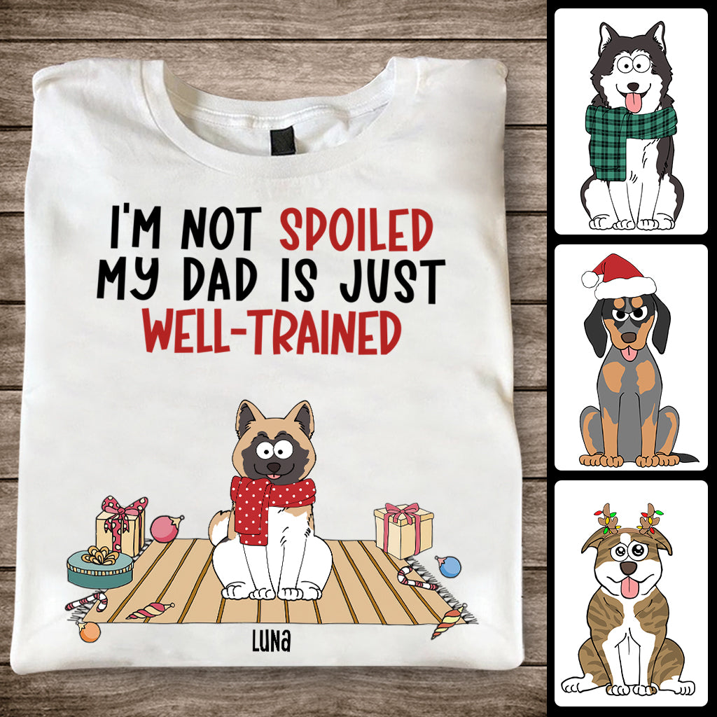 Well Trained Mom/Dad - Personalized Dog T-shirt And Hoodie