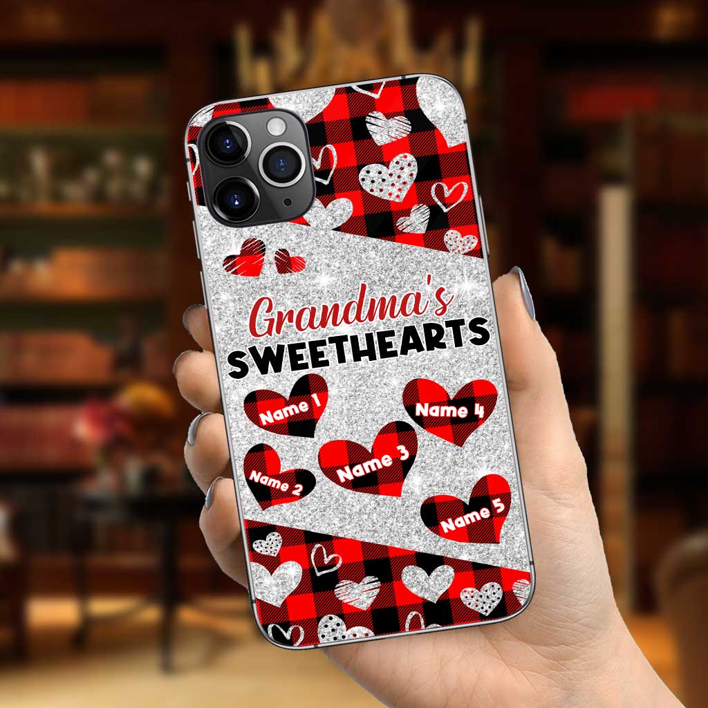 Grandma's Sweethearts - Personalized Valentine Grandma Phone Case