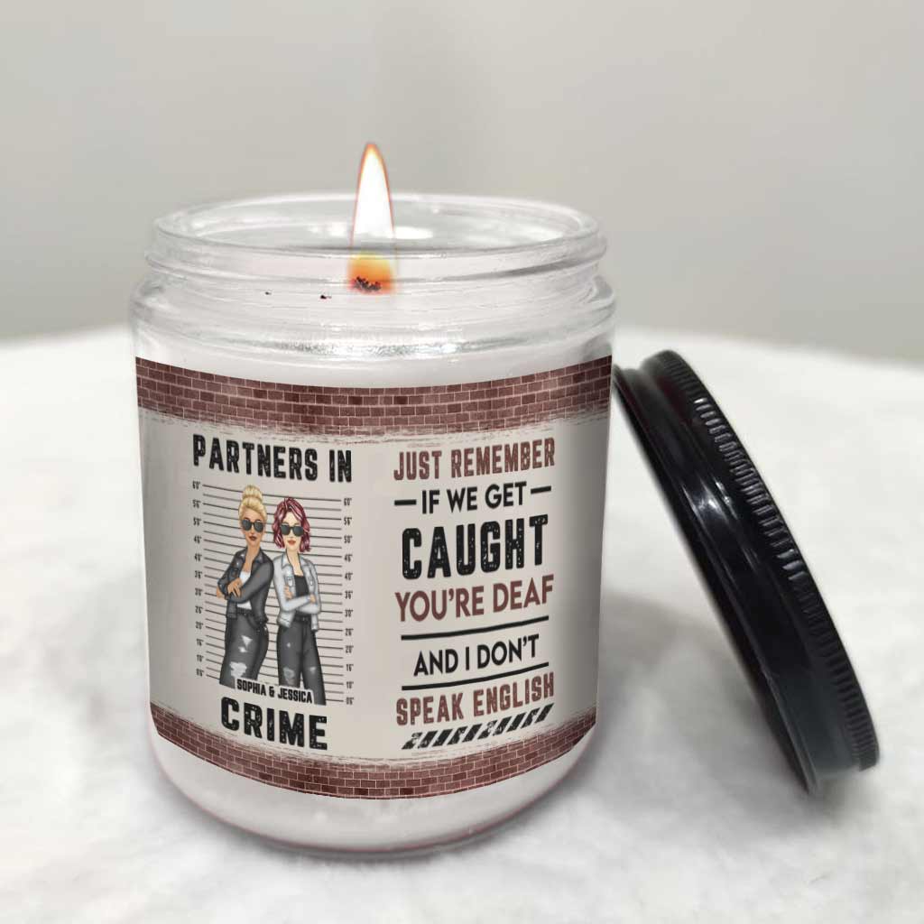 Just Remember When We Get Caught - Personalized Bestie Candle