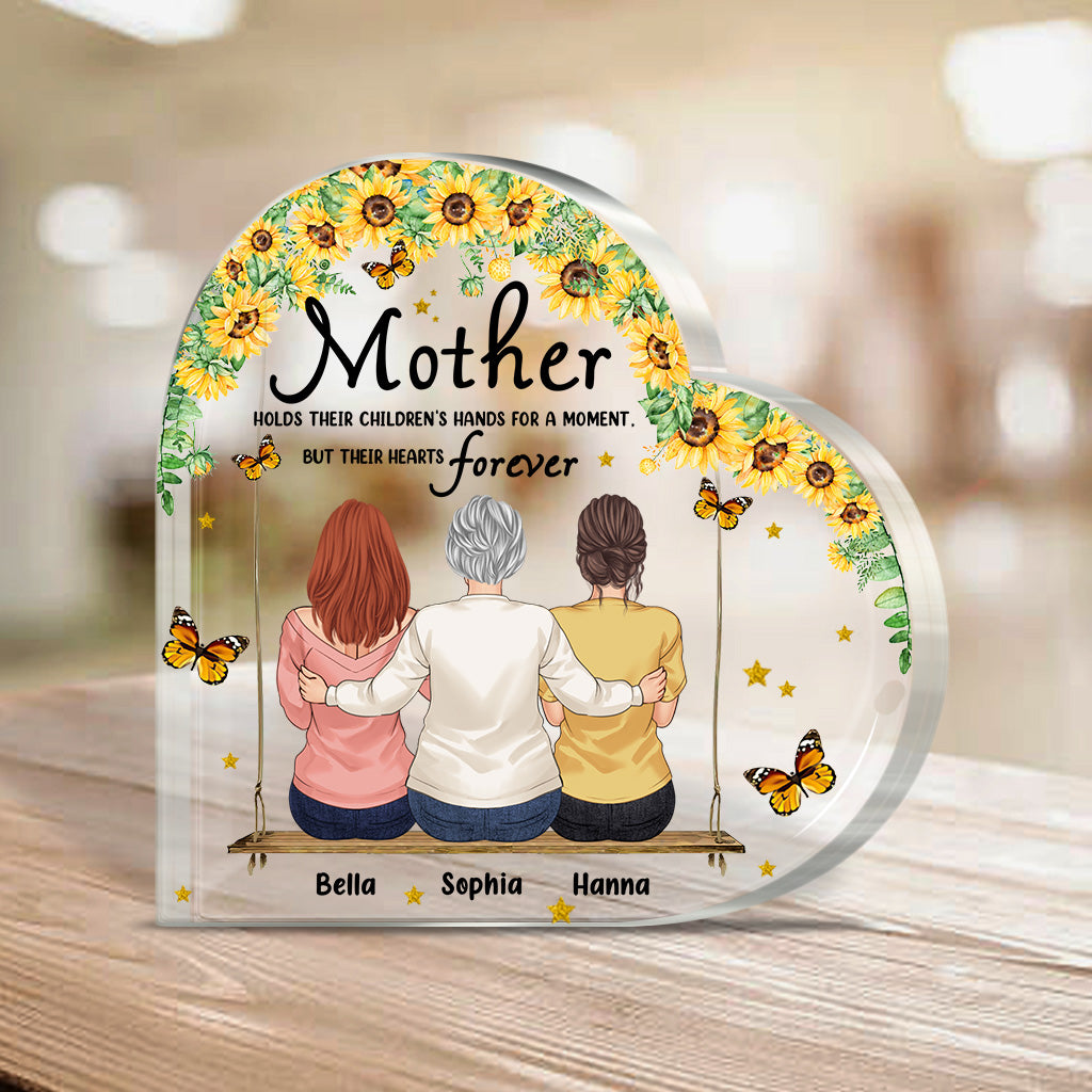 Love Forever - Personalized Mother's Day Mother Custom Shaped Acrylic Plaque