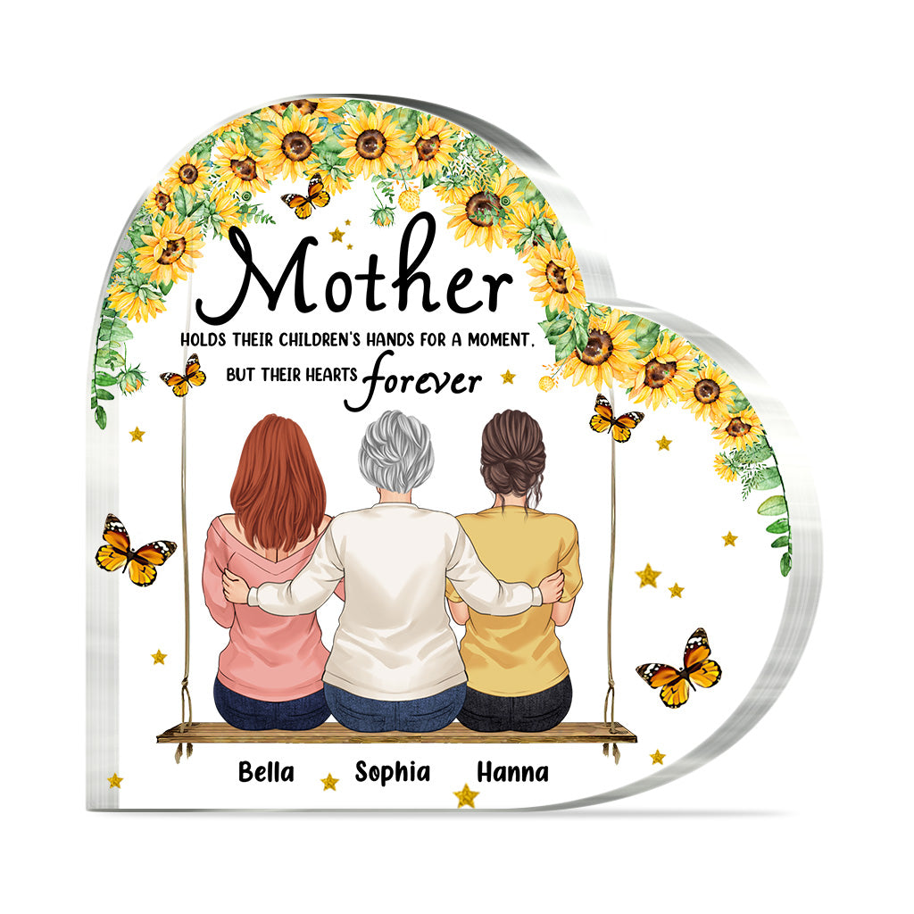 Love Forever - Personalized Mother's Day Mother Custom Shaped Acrylic Plaque