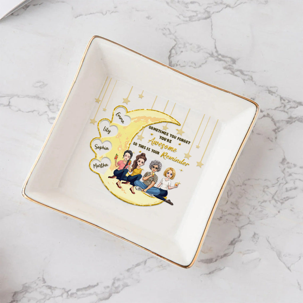 Sometimes You Forget - Personalized Mother's Day Mother Jewelry Dish