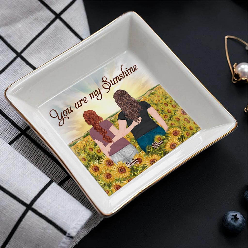 You're My Sunshine - Personalized Mother's Day Gift Jewelry Dish