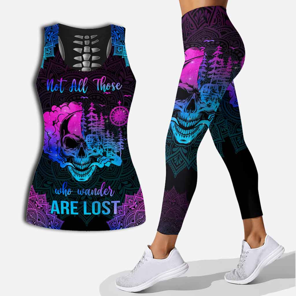 Discover Into The Forest I Go - Hiking Hollow Tank Top and Leggings