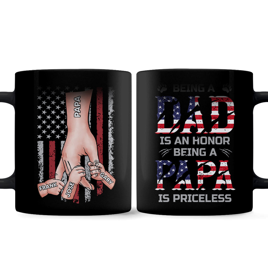 Being A Papa Is Priceless - Personalized Grandpa Mug