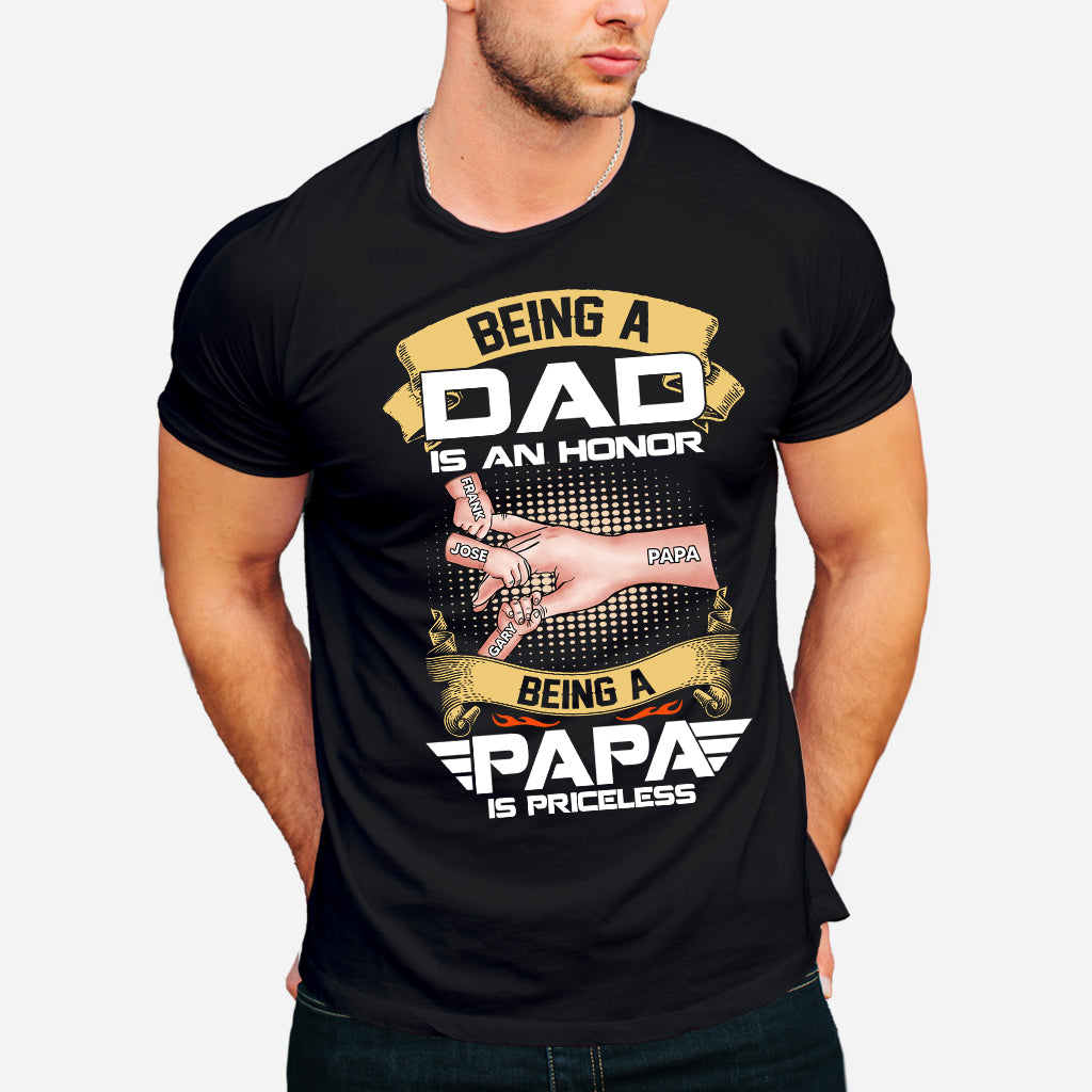 Priceless Papa - Personalized Grandpa T-shirt and Hoodie