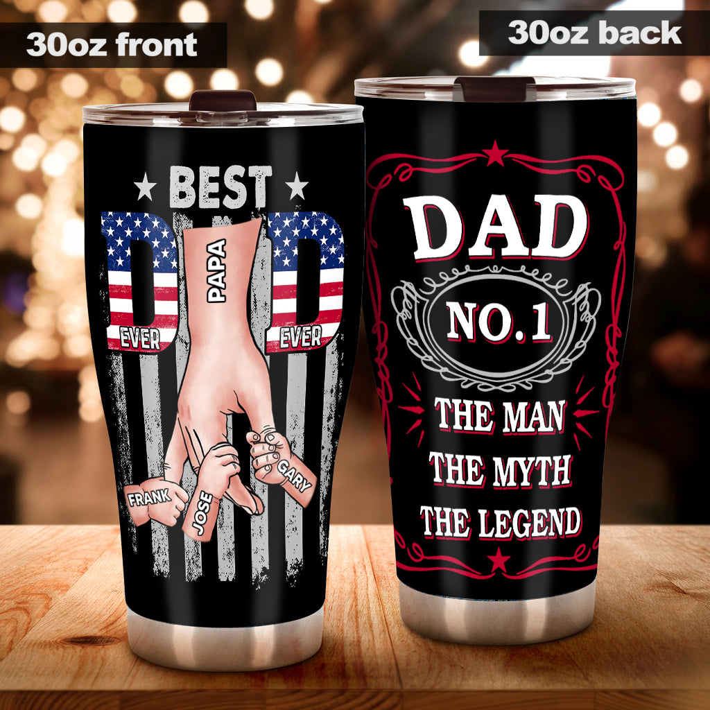 Best Dad Ever - Personalized Father Tumbler