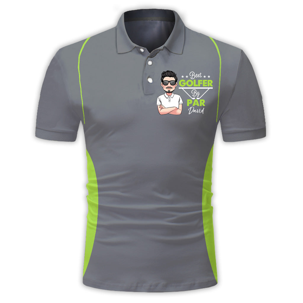 Best Golfer By Par - Personalized Golf Polo Shirt