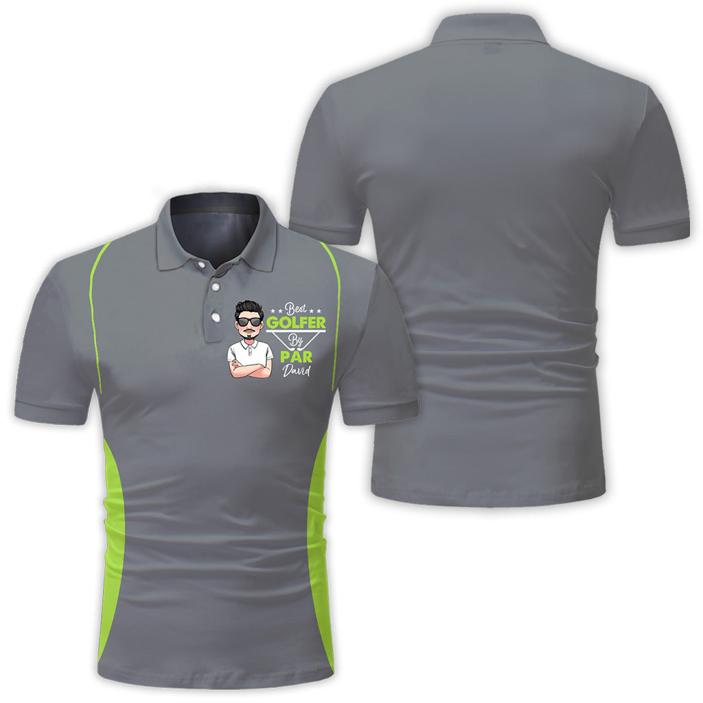 Best Golfer By Par - Personalized Golf Polo Shirt