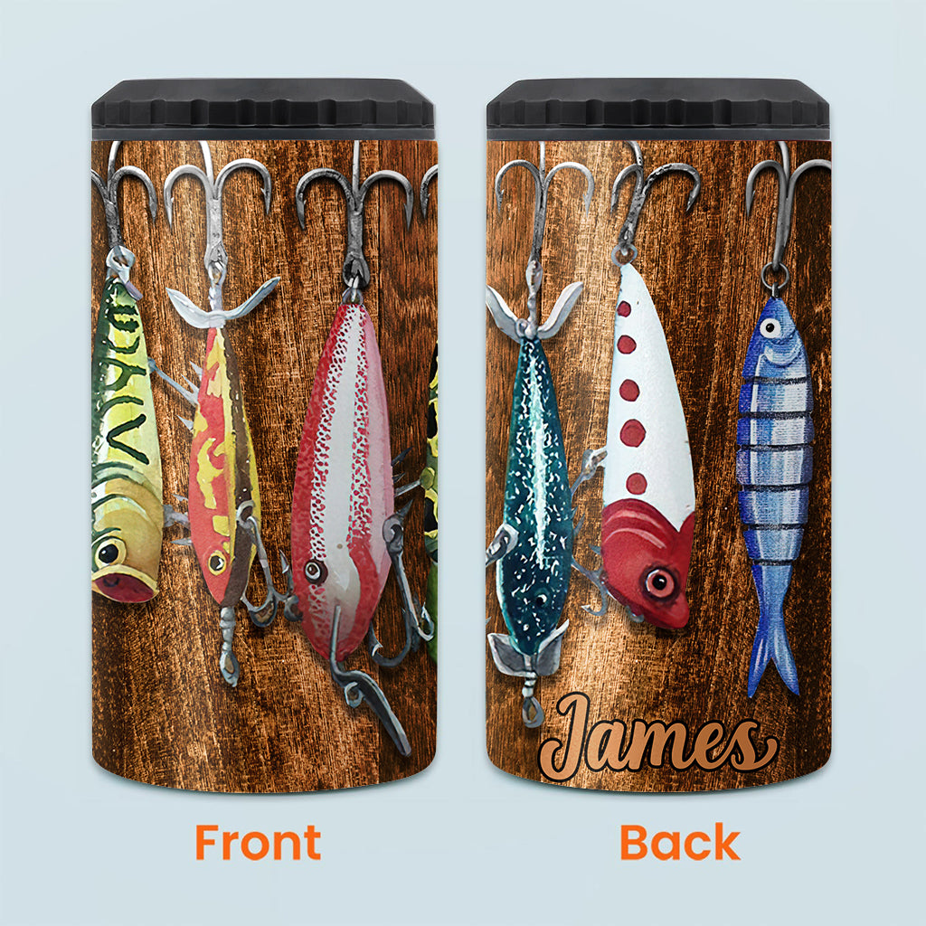 Bite Me - Personalized Fishing Can Cooler