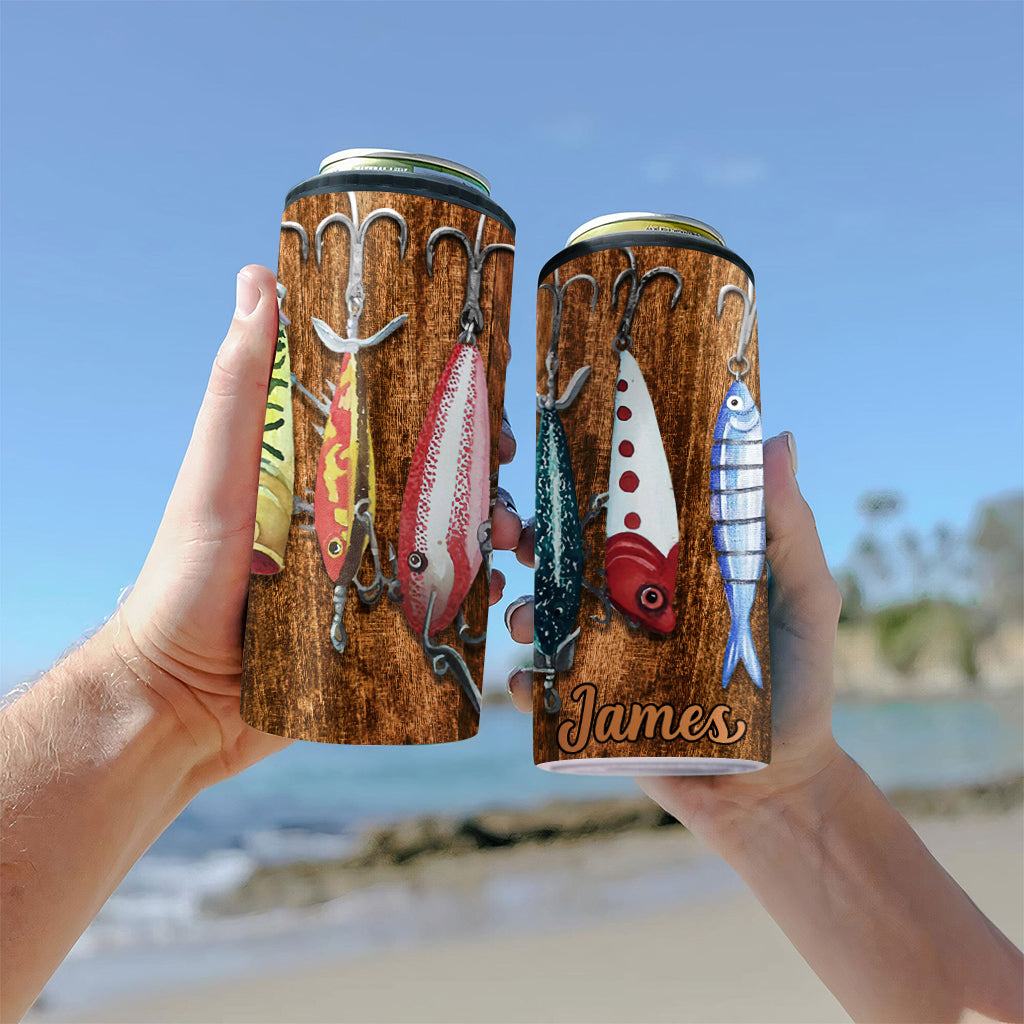 Bite Me - Personalized Fishing Can Cooler